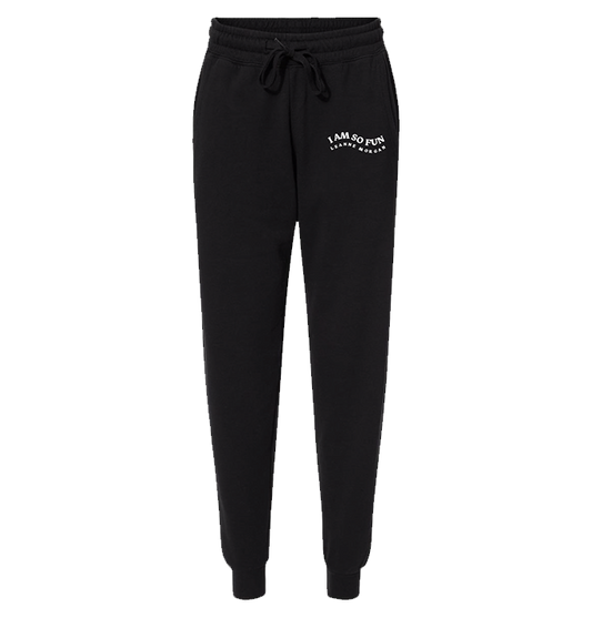 I Am So Fun Sweatpants - Black