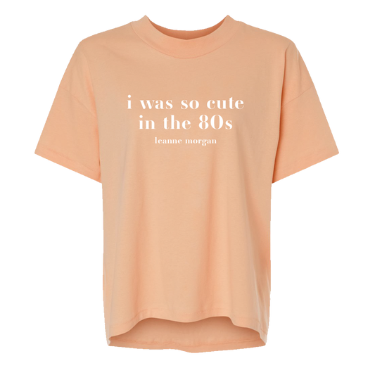 Cute In The 80s Tee - Peachy