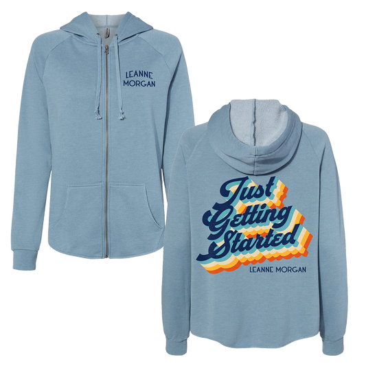 Just Getting Started Zip Up